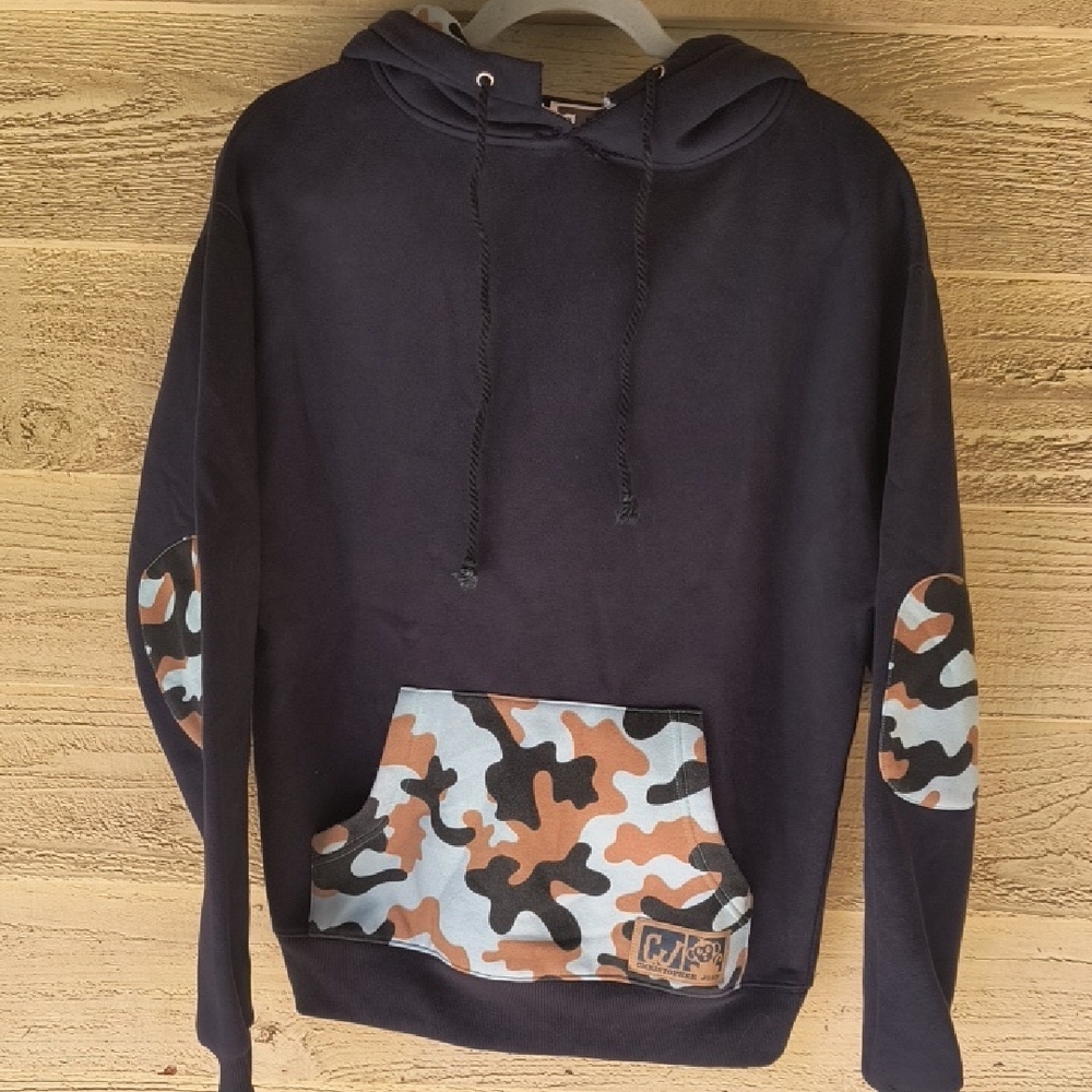 Christopher John Black Camo Hoodie